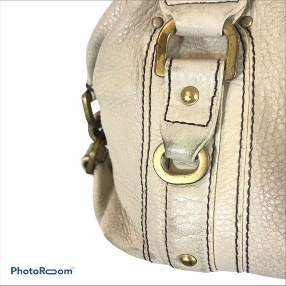 Kenneth Cole Off White Leather Shoulder Bag - Picture 7 of 11